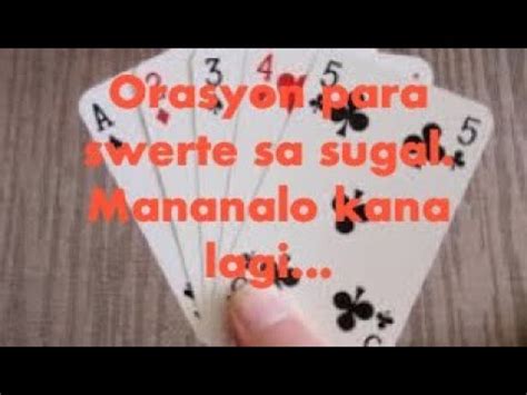 Orasyon Suwerte sa Sugal (orations for gambling) try it..